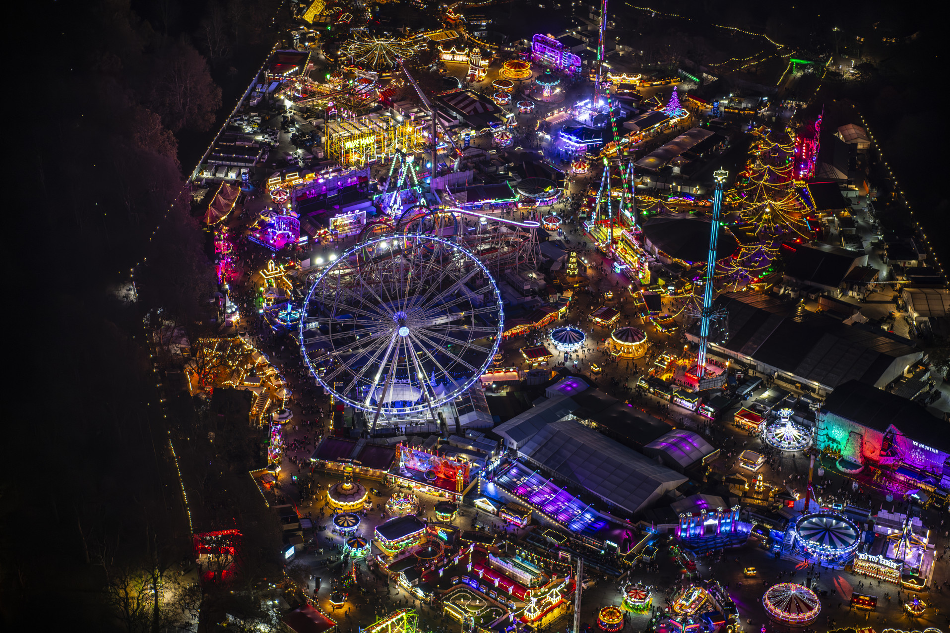 London gets ready for Christmas.